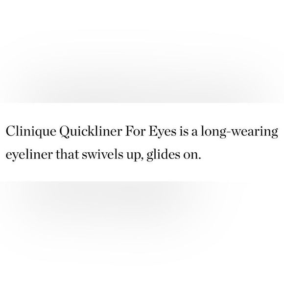 $7❤️‍🔥 LAST 1! Clinique Quickliner for Eyes Eyeliner INTENSE BLACK 👁 NEW Liner - Picture 4 of 6
